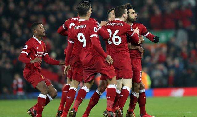  英超榜首大战，利物浦击败曼城夺魁