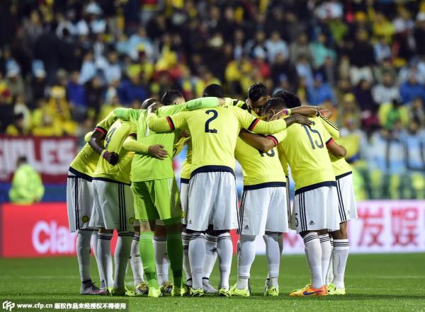  哥伦比亚国家队集训备战美洲杯主力阵容初现端倪